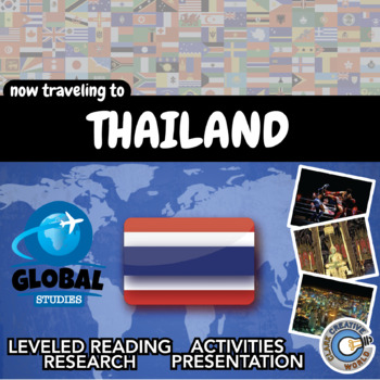 Preview of Thailand - Global Studies  Leveled Reading, Activities, Slides & Digital INB