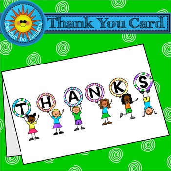 Thank You Card Freebie - Teacher Appreciation by Deeder Do Designs