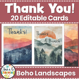Thank You Card Templates | Editable Thank You Cards Volunt