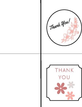 Thank You Cards by The Learning Llama | TPT