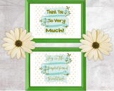 Thank You Cards :One Style,Two Different Sentiments