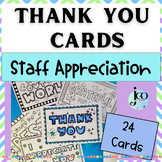 Thank You Cards/ Staff Appreciation/ End of the Year