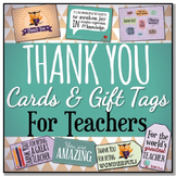 Thank You Cards & Tags for Teachers