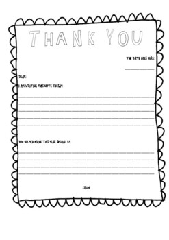 Thank You Cards (Template) by Kind Minds Club | Teachers Pay Teachers