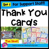 Thank You Cards for Support Staff (Set 1)