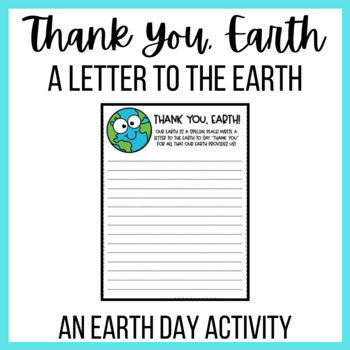 Preview of Thank You, Earth - A Letter to the Earth