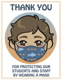 Thank You For Wearing a Mask- Corona Virus/Covid-19 safety