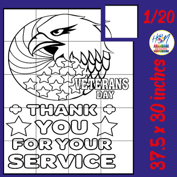 Thank You For Your Service Veterans Day Collaborative Poster Art ...