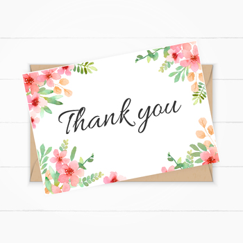 Thank You - Greeting Card. Appreciation Card, Thank you - PRINTABLE file