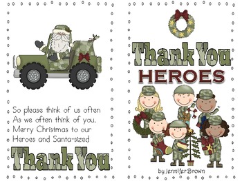 Preview of Thank You Heroes: A Christmas Poem Reader for the Military