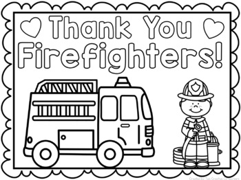 Thank You Heroes Coloring Sheets / Cards by Two Creative Co workers