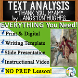 Thank You, M'am - Text Based Evidence - Text Analysis Essa