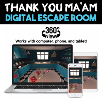 Preview of Thank You Ma'am Digital Escape Room