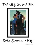 Thank You Ma'am by Langston Hughes -Quiz & Answer Key (UPDATED)