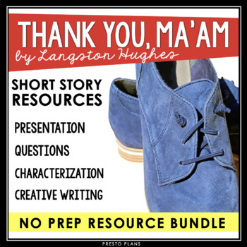 Preview of Thank you, Ma'am by Langston Hughes - Short Story Unit Assignments & Activities