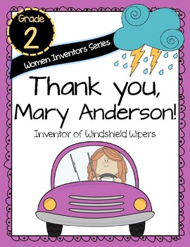 Preview of Thank You, Mary Anderson! Women Inventors Series