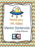 Mentor Sentence - Thank You, Mr. Falker Lesson One Week