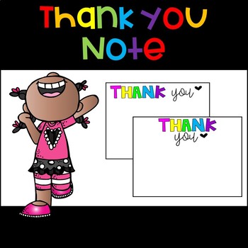 Preview of FREEBIE-Thank You Note Cards