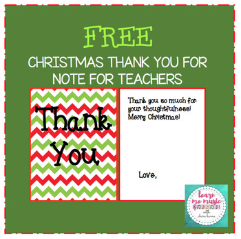 thank you notes for teachers samples