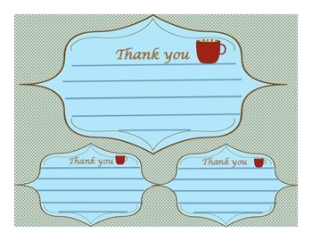 Preview of Thank You Notes