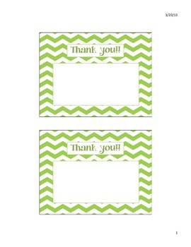 Thank-You Notes by Alyssa Absher | TPT