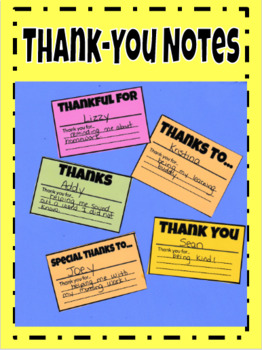 Preview of Thank-You Notes