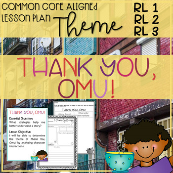 Preview of Thank You, Omu! Lesson Plan and Book Companion