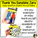 Thank You Sunshine Jars FREEBIE