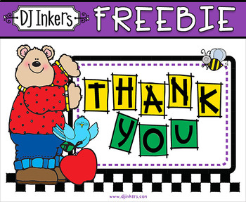 Preview of Thank You Teacher Card Printable Freebie