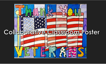 Preview of Veterans Day Activity- Thank You Veterans Collaboration Poster