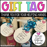 Gift Tag for Volunteers & Coworkers