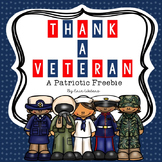 Thank a Veteran: A Patriotic Veterans Day FREEBIE