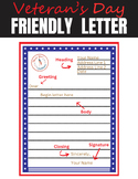 Thank a Veteran Friendly Letter (Veteran's Day)