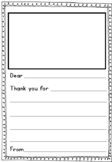 Thank you Letter Writing Template
