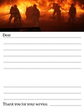Thank you Letter to Fire Fighter Template