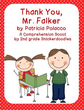 Preview of Thank you, Mr. Falker: A Comprehension Scoot