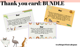 Thank you card BUNDLE