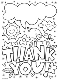 Thank You Coloring Worksheets Teaching Resources Tpt