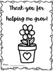 Thank you for helping me grow. . Teacher / Paraprofessional Appreciation