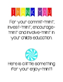 Thank You For Your Commit mint Worksheets Teaching Resources TpT