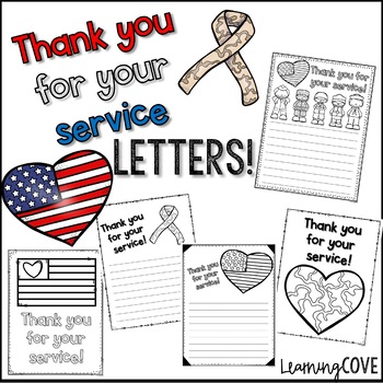 Thank you for your service letters Perfect for Veteran s Day by