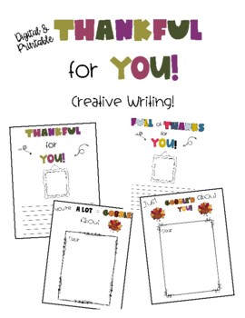 Preview of ThankFUL for YOU! Digital and Printable Versions