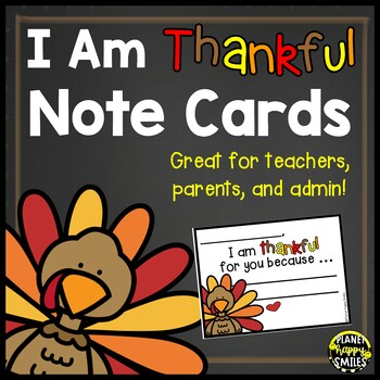 Preview of Thankful Note Cards