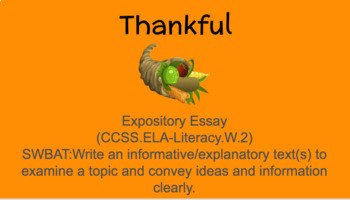thankful essay