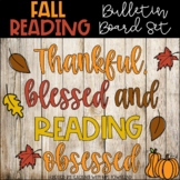 Thankful/Fall/Reading Bulletin Board Set-Printable & SVG