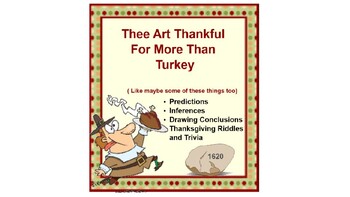 Preview of Thankful For Predictions, Inferences, and More POWERPOINT