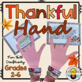 Thankful Hand Craft: Thanksgiving craft and writing activi