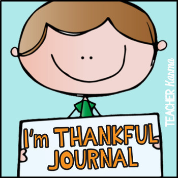 Preview of Thankful Journal: Gratitude Interactive Writing Booklet for Thanksgiving