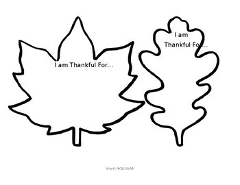 Preview of Thankful Leaves