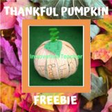 Thankful Pumpkin Activity Instructional Guide {FREEBIE}